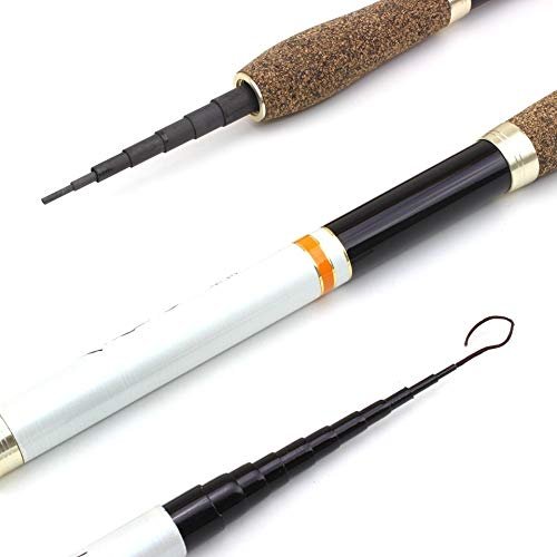 None Branded Ultralight Mini Stream Hand Pole Carbon Fiber Casting Telescopic Carp Fishing Rod Fish Tackle Children use The Fishing Rod (1.8m)