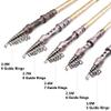 1.8M 2.1M 2.4M 2.7M 3.0M 3.3M 3.6M Portable Telescopic Fishing Rod Carbon Fiber Fishing Pole Travel Sea Fishing Spinning Rod (1.8 m) view 3