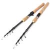 1.8m-2.7m Spinning Casting Rods Wooden Handle Carbon Fishing Rod Bass Fishing Tackle Lure Rods Telescopic Fishing Pole (Casting Rod 2.7m) view 2