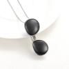 constantlife Cremation Memorial Necklace Ashes Jewelry Stainless Steel Sunglasses Design Pendant Urn Keepsake (Black) view 3