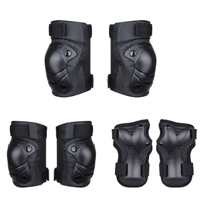 Skyscraper 6pcs Child Protective Gear Knee and Elbow Pads Wrist Guards Black QL-01(M)