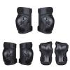 Skyscraper 6pcs Child Protective Gear Knee and Elbow Pads Wrist Guards Black QL-01(M) view 1