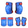 Skyscraper 6pcs Kids Protective Gear Knee and Elbow Pads Wrist Guards Blue QL-37(M) view 1