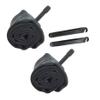 12" Inner Tube 12.5x1.75/2.25 Tire Pry Lever Tool Fits 12.5x1.75, 1.85, 1.90, 1.95, 2.0, 2.10, 2.125, 2.25 Tires Schrader Valve for Children Kids Youth Bicycle Bike Tricycle BMX Bike (BLACK LEVERS) view 1