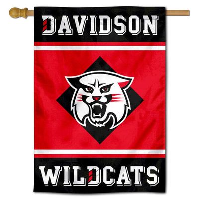 Davidson Wildcats Two Sided and Double Sided House Flag