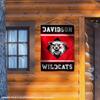 Davidson Wildcats Two Sided and Double Sided House Flag view 3