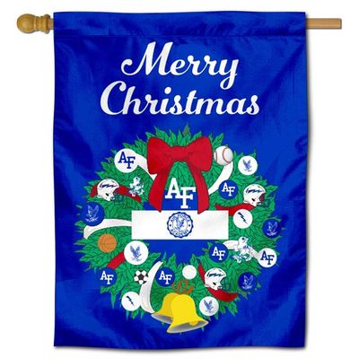 Air Force Falcons Happy Holidays Christmas Banner Flag