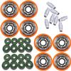 Labeda Asphalt Outdoor Inline Hockey Wheels (80mm, 8-Pack W/Bearings and Spacers) view 1