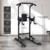 Power Tower Adjustable Height Pull Up Dip Station Multi-Function Home Strength Training Fitness Workout Station for Home Gym (K) view 2