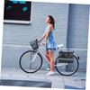 BESPORTBLE Multifunction Front Frame Bag for Cycling Handlebar Pouch for Essentials Compatible Road Folding and Mountain Black view 3