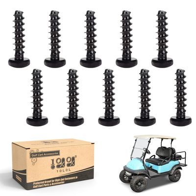 10L0L K80X30 Torx Pan Head Screws for Club Car Precedent Gas and Electric 2004 UP Golf Cart, OEM:102298030 (10 PCS)