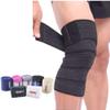 Runworld (1 Pair) Elastic Breathable Knee Brace Compression Bandage Wraps Pain Relief Straps Support Wraps Sleeve for Men Women Cross Training WODs,Gym Workout,Fitness & Powerlifting (Black#1) view 1