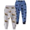 Azalquat Toddlers Boys Cotton Pull-On Sweat Pants, Cartoon Print Jog Sweatpants 2-Pack (Dinosaurs & Car, 5-6 Years) view 2