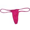OROCOJUCO 2PCS Men's Spandex Mini Thong Slim Pouch Underwear Shiny Dots G-String T-Back Bikini Hot Pink L view 4
