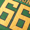 EETUG Mighty Ducks Jersey #96 Charlie Conway #99 Adam Banks #33 Greg Goldberg #66 Gordon Bombay Movie Hockey Jersey White Green (66 Green, Small) view 2