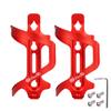 Chooee Bike Water Bottle Holder Aluminum, Bicycle Water Bottle Cage for Road Bikes Mountain Bikes Red 2-Pack