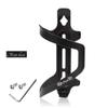 Chooee Bike Water Bottle Holder Aluminum, Bicycle Water Bottle Cage for Road Bikes Mountain Bikes Black 2-Pack view 3