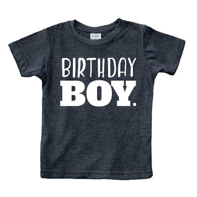 Birthday boy Shirt Toddler Boys Outfit First Happy 2t 3t 4 Year Old 5 Kids 6th (Charcoal Black, 5 Years)