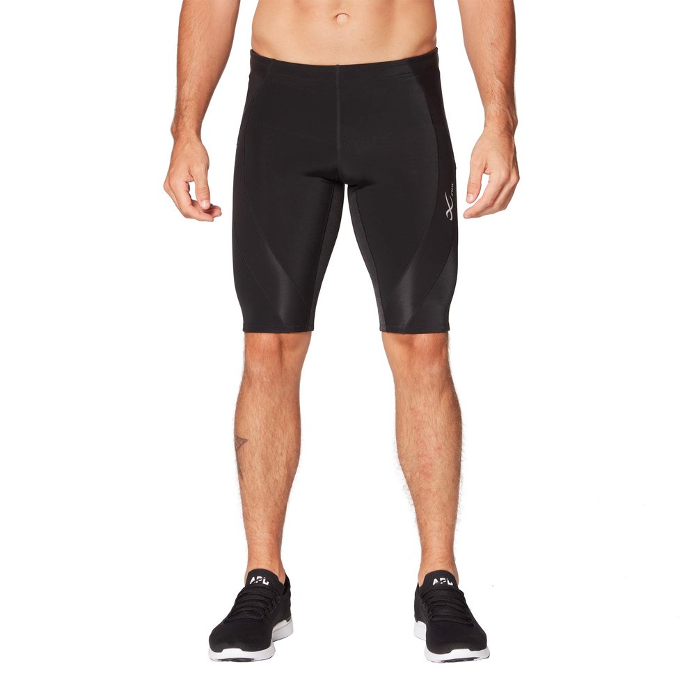 CW-X mens Endurance Generator Muscle & Joint Support Compression Short, Black, Large