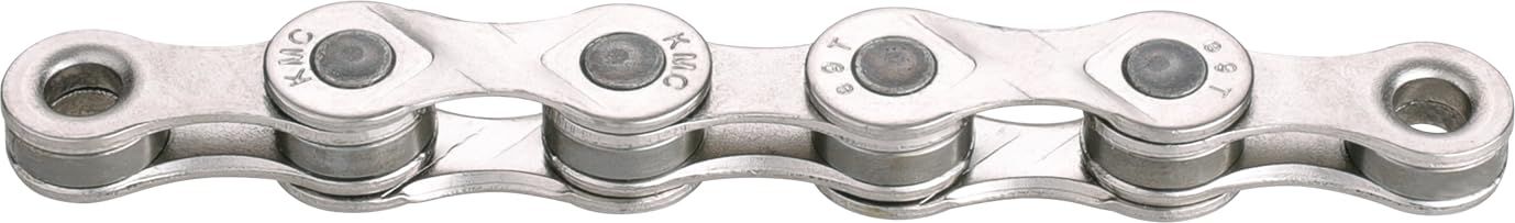 KMC E9 9 Speed E-Bike Chain, Silver, 122 Link