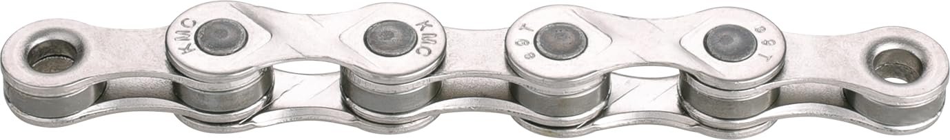 KMC E9 9 Speed E-Bike Chain, Silver, 122 Link