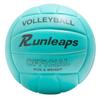 Runleaps Volleyball, Waterproof Indoor Outdoor Volleyball for Beach Game Gym Training (Official Size 5, Blue) view 1