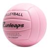 Runleaps Volleyball, Waterproof Indoor Outdoor Volleyball for Beach Game Gym Training (Official Size 5, Pink) view 2
