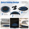 Goplus 40 Folding Fitness Trampoline w/ 2 Resistance Bands view 2