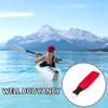 Seafard Floating Neoprene Keychain, Rectangle Buoyant Key Ring, Water Sports Keychain for Marine Boat, Fishing, Sailing, Surfing, Kayaking, Swimming, Diving, Water Sports Red view 2