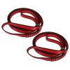 FOSER 18mm Nylon Climbing Sling Runner, 23KN Nylon Rope,Apply to Rock Climbing, Mountaineering, Hiking, Downhill, Emergency Equipment, etc (Red(2pcs), 60cm/24inch) view 1