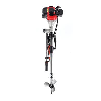 2.3HP 2 Stroke 52CC Outboard Motor, Heavy Duty Short Shaft Marine Boat Engine with Water Cooling System for Inflatable Fishing Boat Kayak Canoe Small Yacht