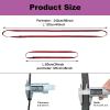 FOSER 18mm Nylon Climbing Sling Runner, 23KN Nylon Rope,Apply to Rock Climbing, Mountaineering, Hiking, Downhill, Emergency Equipment, etc (Red(2pcs), 120cm/48inch) view 2