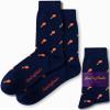AUSCUFFLINKS Chicken Lover KFC Fried Chicken Socks for Him | Drumstick Hot Food Socks | Present for Work Colleague | Bday Gift for Guys (Fried Chicken) view 1
