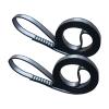 FOSER 18mm Nylon Climbing Sling Runner, 23KN Nylon Rope,Apply to Rock Climbing, Mountaineering, Hiking, Downhill, Emergency Equipment, etc (Gray(2pcs), 120cm/48inch) view 1