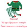 KikizYe Christmas Elf Cosplay Little Girls Boys Pjs 100% Cotton Long Sleeve Kids Toddler Pajamas Sets Size 5 Green view 3