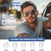 Bio-th Polarized Sunglasses Men Women UV Protection, Polarized Fishing Sunglasses Mens, for Fishing Golf, Retro Driving view 3