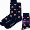 AUSCUFFLINKS Dumpling Gift For Husband Jiaozi Chinese Food Socks for Him | Steamed Fried Dumplings Sock | Present for Work Colleague | Bday Gift for Guys (Dumplings) view 1