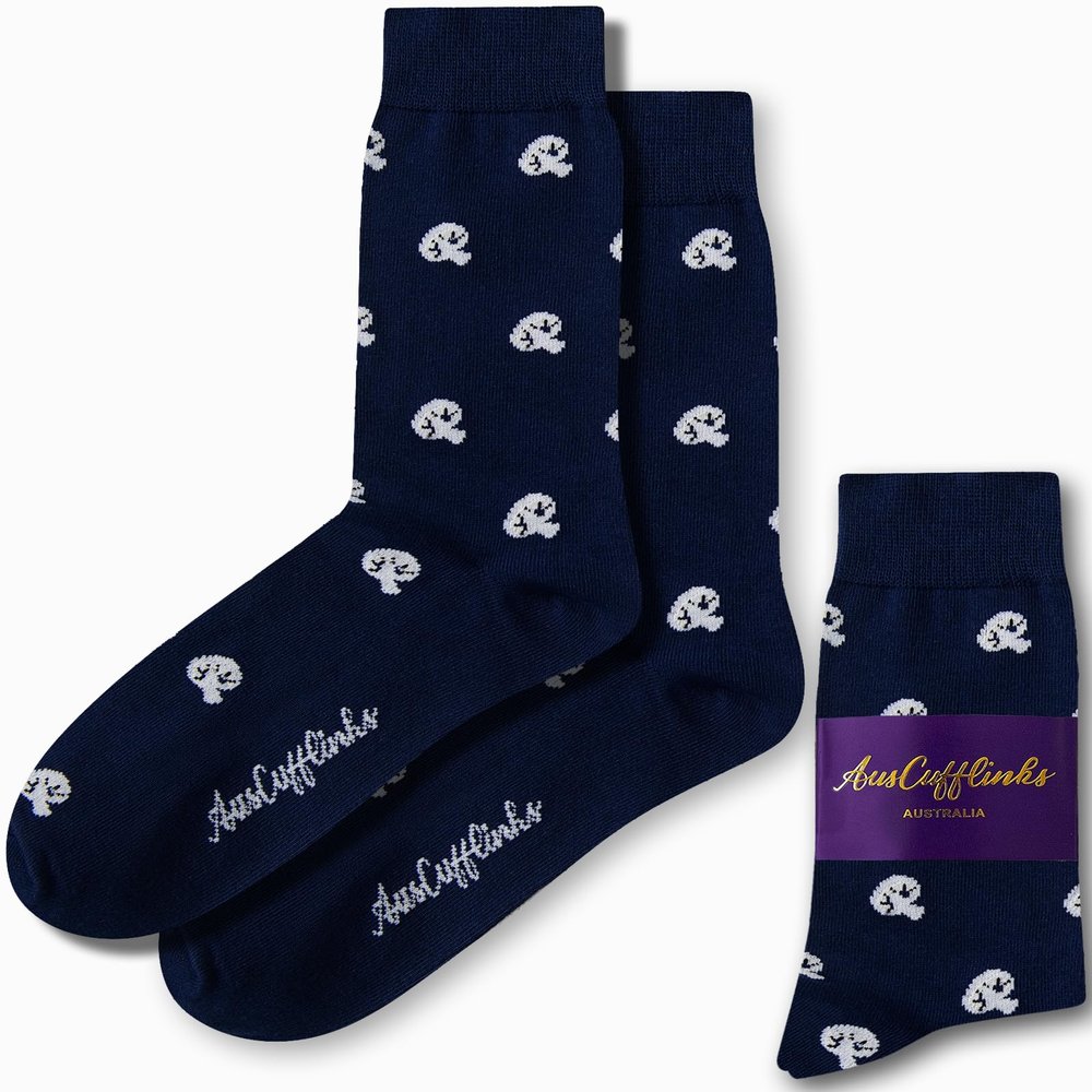 AUSCUFFLINKS Mushroom Lover Shiitake for Him Shrooms Magic Mushrooms Socks | Sock Present for Work Colleague | Bday Gift for Guys (Mushrooms)