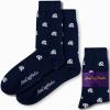 AUSCUFFLINKS Mushroom Lover Shiitake for Him Shrooms Magic Mushrooms Socks | Sock Present for Work Colleague | Bday Gift for Guys (Mushrooms) view 1