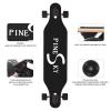 PINESKY 41 Inch Longboard Skateboard 9 Ply Natural Maple Complete Skateboard Cruiser for Cruising, Carving, Free-Style and Downhill with T-Tool Butterfly view 2