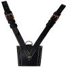 WWII British Army Sam Browne Leather Sword Frog - Black Color view 3