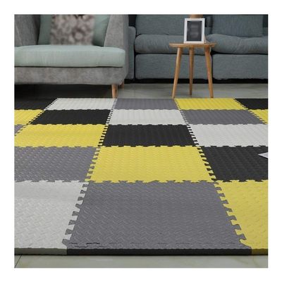 ALGFree Soft Kids Children's Foam Floor Puzzle Mats, Garden Gym Yoga Gymnastic Exercise Fitness Interlocking Floors Tiles, Free Combination (Color : C, Size : 25x25x0.8cm-9 Tiles)