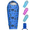 KidzAdventure Mummy Style 32  59F Kids Sleeping Bag with Pillow Sleeve, 4 Season, Lightweight and Backpacking Style, Ideal for Camping, Sleepover, Boys, Girls, Youth and Toddlers  Adventure Kids view 1