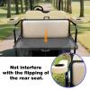 Roykaw Golf Cart Armrest with Cup Holder Compatible with EZGO Club Car Yamaha - Upgrade Support Frame/No Drilling Required - Just Only Fit 1.0" Square Tube Frame view 3