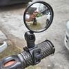 Arinda Bicycle Adjustable Rearview Mirror Handlebar Mirrors Mountain Bikes Silicone Handle Rearview Mirror Cycling Accessories view 3