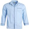 Ten West Apparel Mens Pajamas Set - Long Sleeve Button Down Sleep Shirt and Pajama Bottoms Sleepwear Set, Blue, Size X-Large view 4