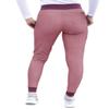 Adar Pro Heather Scrubs for Women - Ultimate Yoga Jogger Scrub Pants - P7104H - Heather Wine - XS view 2