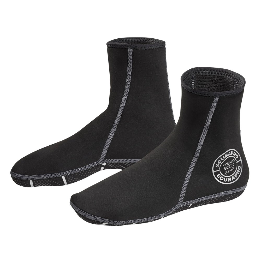 SCUBAPRO Hybrid Sock, 2.5mm, Black, 3XL/4XL