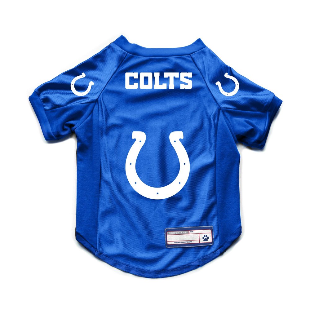 Littlearth NFL Indianapolis Colts Stretch Pet Jersey, Team Color, Medium