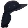 Altis Apparel Youth Kids 4 Panel Quick Dry Soft Bucket Large Bill Flap Hat Sun Cap (One Size, Navy) view 2